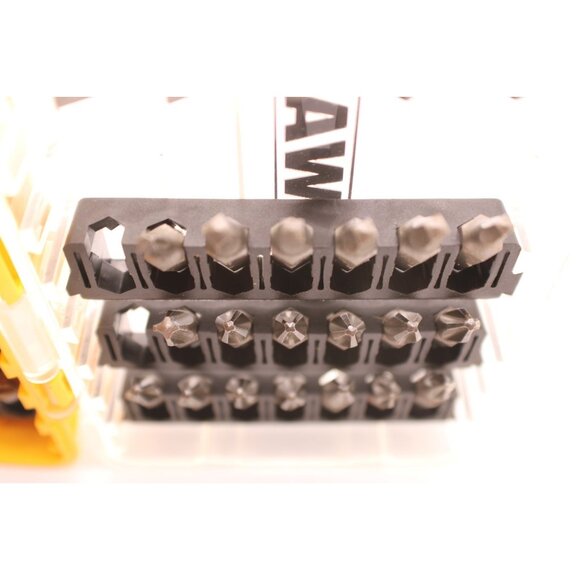 DEWALT Screwdriver Bit Set Storage ToughCase Missing 2 pieces Phillips Slotted - Picture 8 of 12